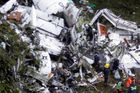 Fotky z místa neštěstí. Brazilský fotbalový tým zahynul ve zříceném letadle