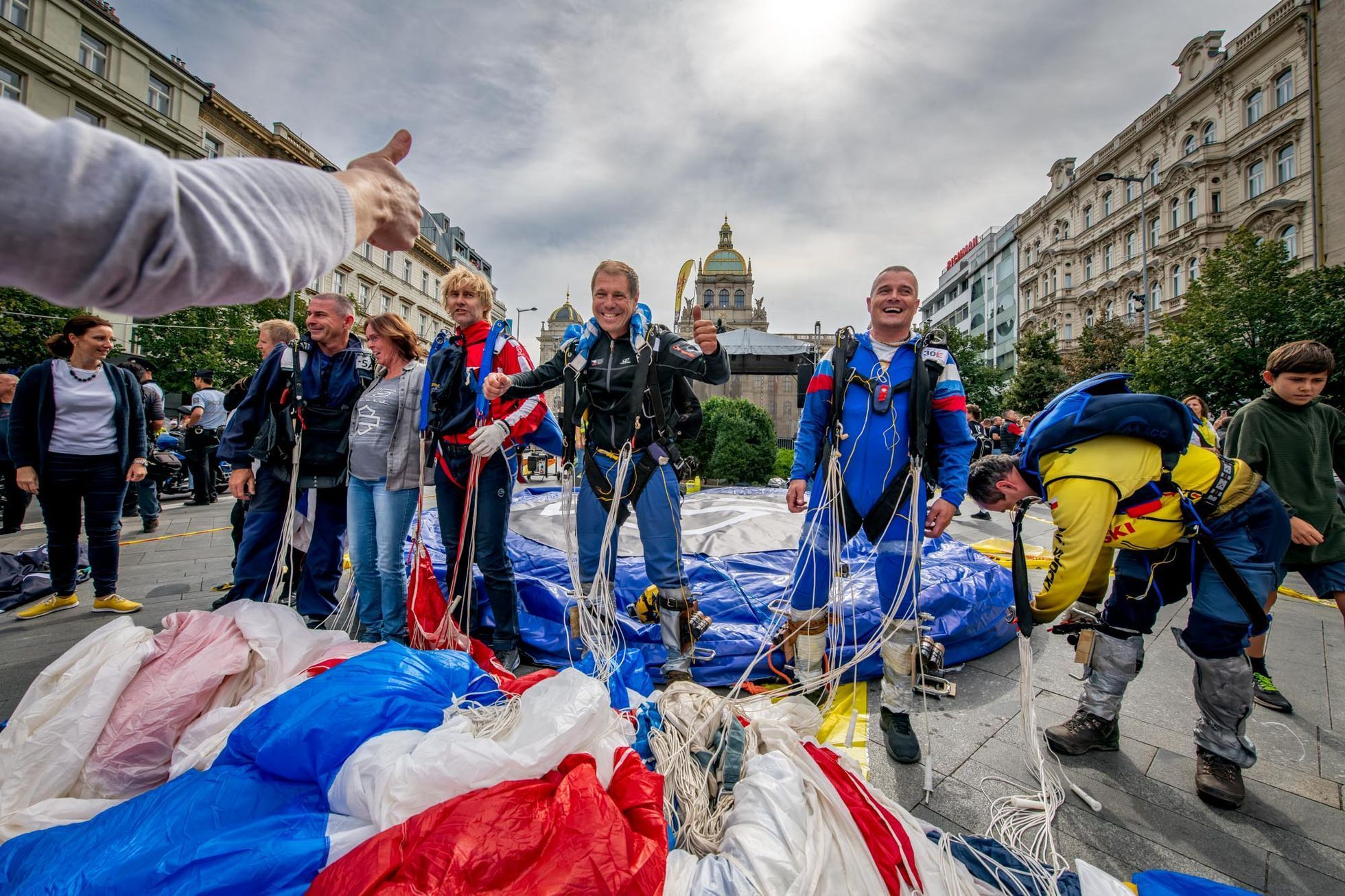 Harley Days Praha, září 2022, jízda Prahou