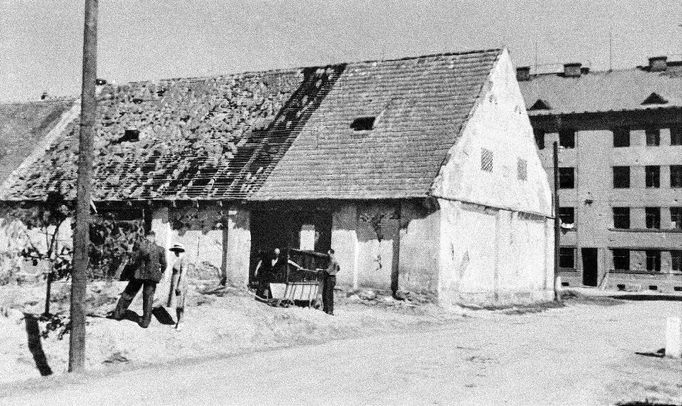 Následky bombardování Pardubic v noci z 21. na 22. července 1944