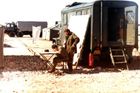 Stavíme tábor 04 nedaleko Hafar Al Batin.