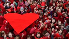 Pelhřimovští školáci slaví 30 výročí sametové revoluce. 15. listopad 2019