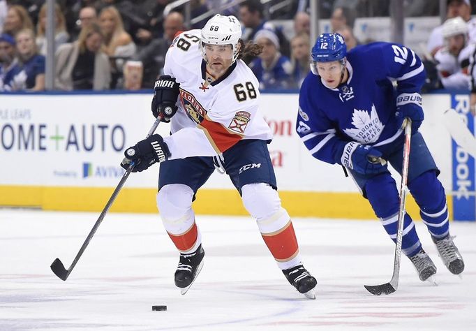 Jaromír Jágr v utkání Toronto vs. Florida