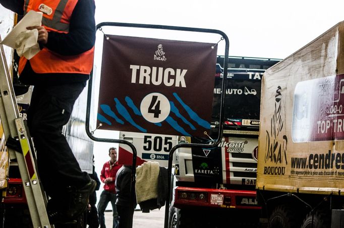 Odjezd na Rallye Dakar 2016: Martin Kolomý, Tatra