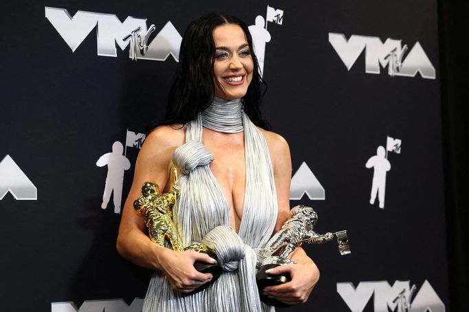 Zpěvačka Katy Perry na cenách MTV Video Music Awards.