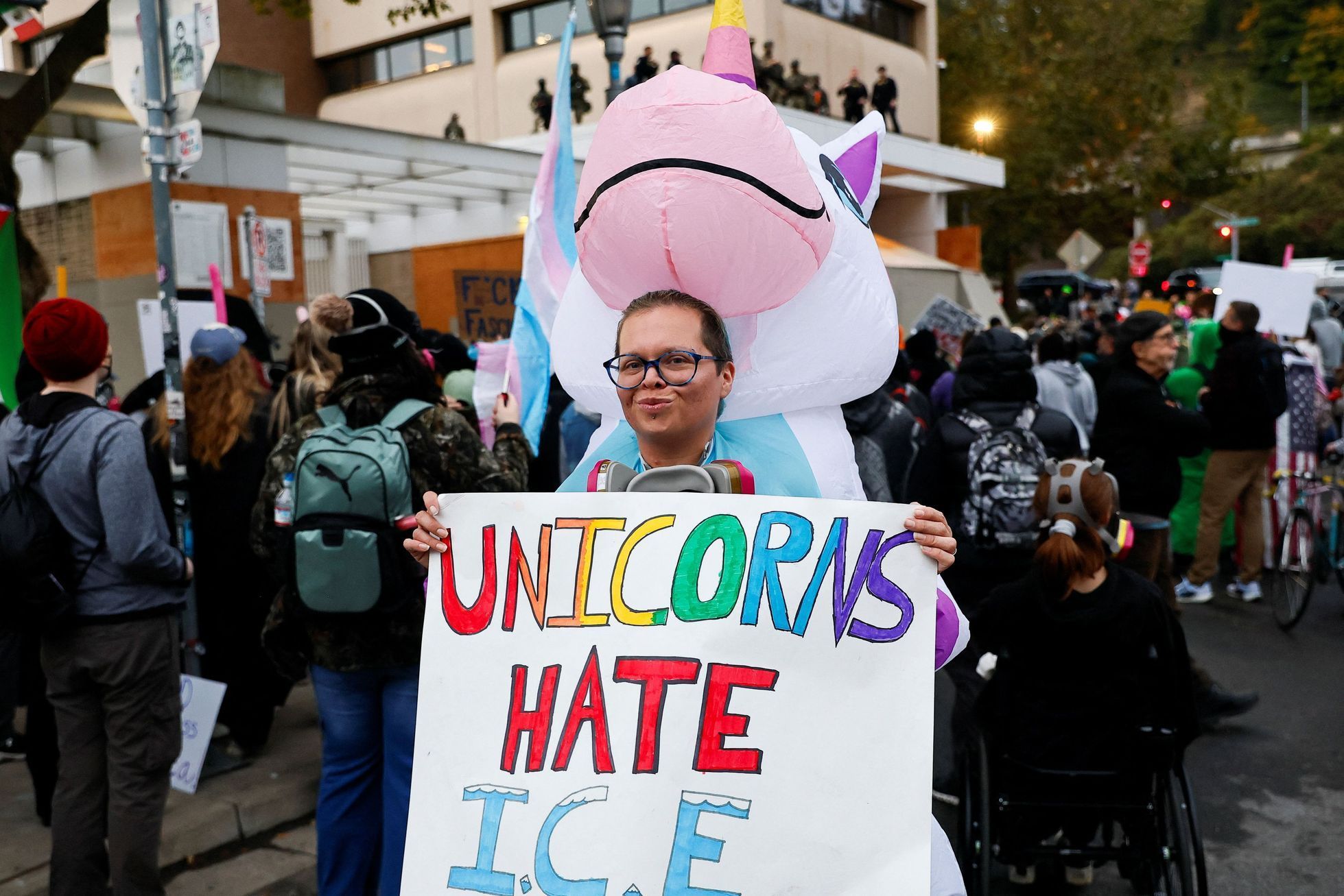 USA, Spojené státy, protest, demonstrace, Donald Trump, No Kings