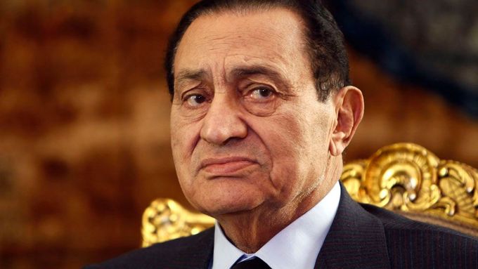 Egyptský prezident na snímku z konce roku 2010.