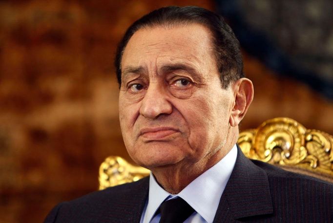 Egyptský prezident na snímku z konce roku 2010.