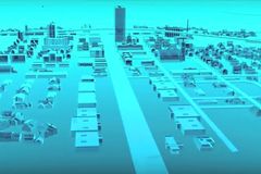 V americké poušti vzniká město pro testování nových technologií. Místo lidí drony a auta bez řidičů