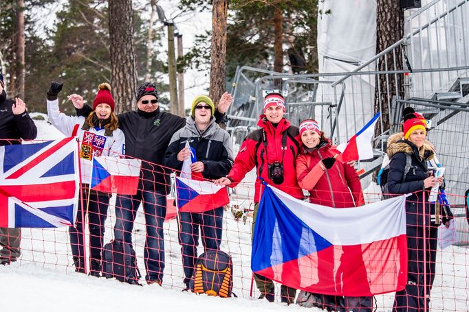 MS 2016, 15 km Ž: čeští fanoušci