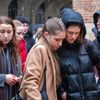Pietní místo u Karolina, Univerzity Karlovy, po střelbě na Filosofické fakultě, premiér Petr Fiala