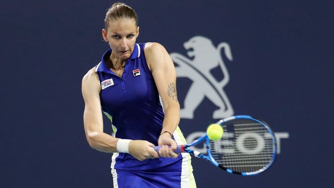 Karolína Plíšková v osmifinále turnaje v Miami