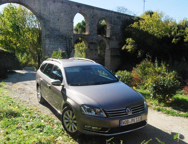 První test nového passatu