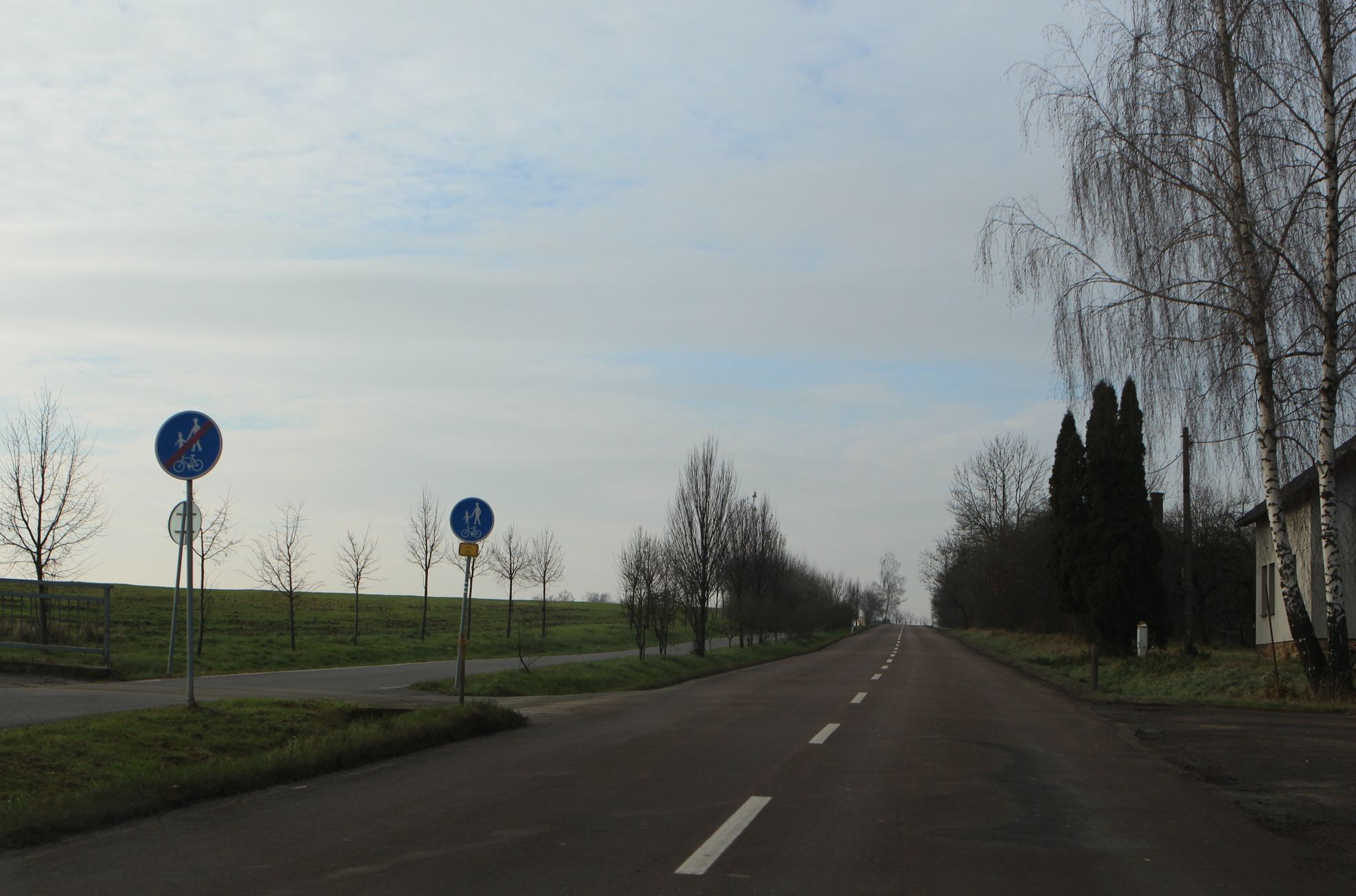Test silnice 1/43 - prosinec 2014-cyklostezka