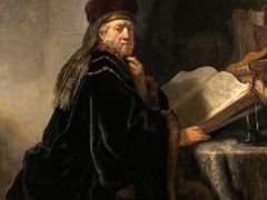 Rembrandt: Učenec ve studovně, 1634.