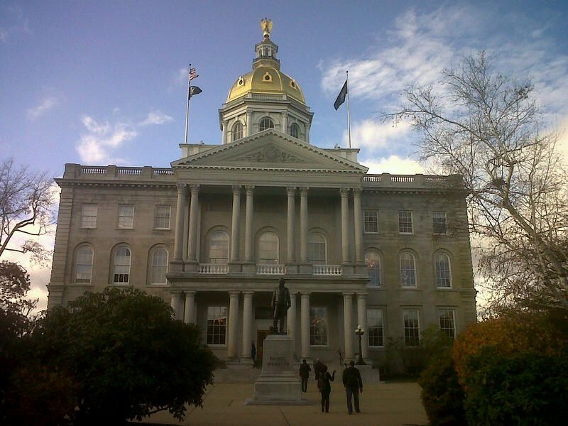 Kapitol v hlavním městě New Hampshire Concordu