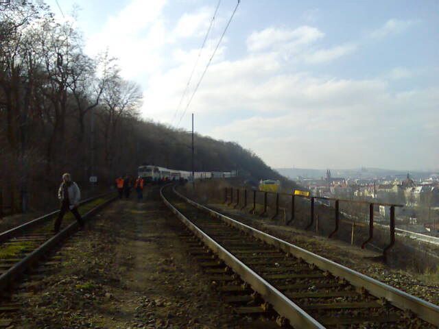 Havarovaný rychlík