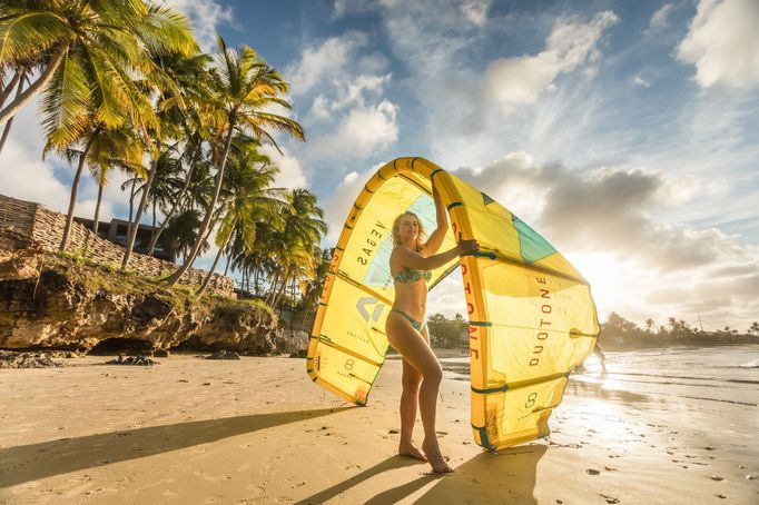 Paula Novotná, kitesurfing, kiteboarding