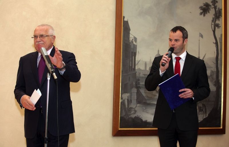 Václav Klaus křtí knihu Evropská integrace bez iluzí