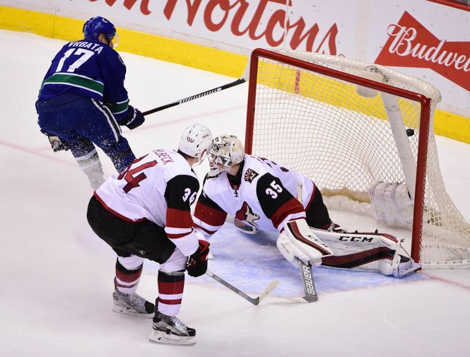 NHL: Arizona Coyotes vs. Vancouver Canucks (Vrbata, Domingue, Dahlbeck)