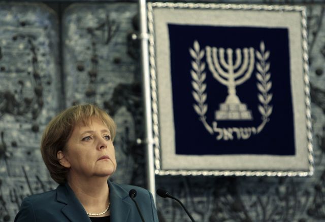 Izrael Německo Merkelová
