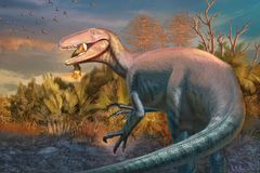 Poslední večeře. Nově objevený druh megaraptora měl ještě kořist v tlamě