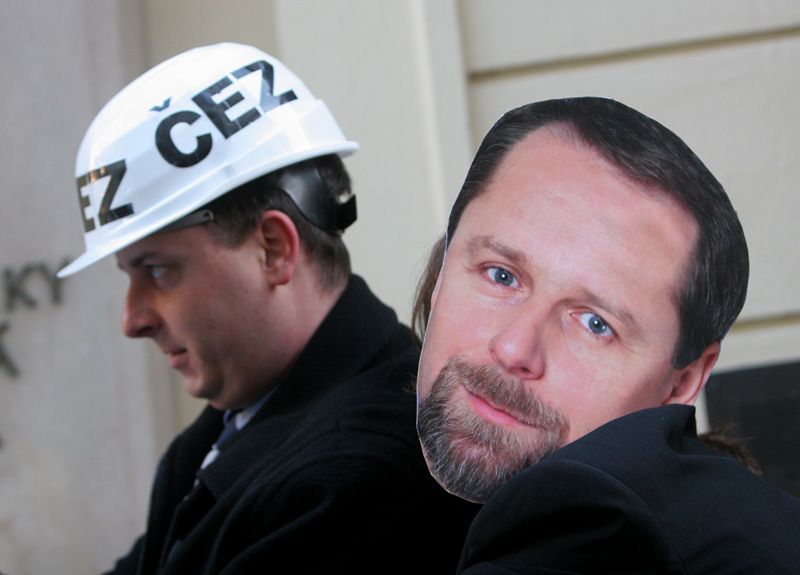 Greenpeace před parlamentem