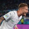 Ciro Immobile slaví druhý gól Itálie v zápase Turecko - Itálie na ME 2020