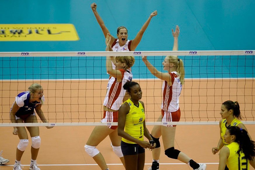 Česko - Brazílie: Volejbalistky Česka