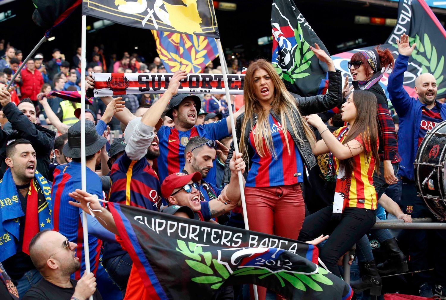 Clasico, Barcelona-Real: fanoušci Barcelony