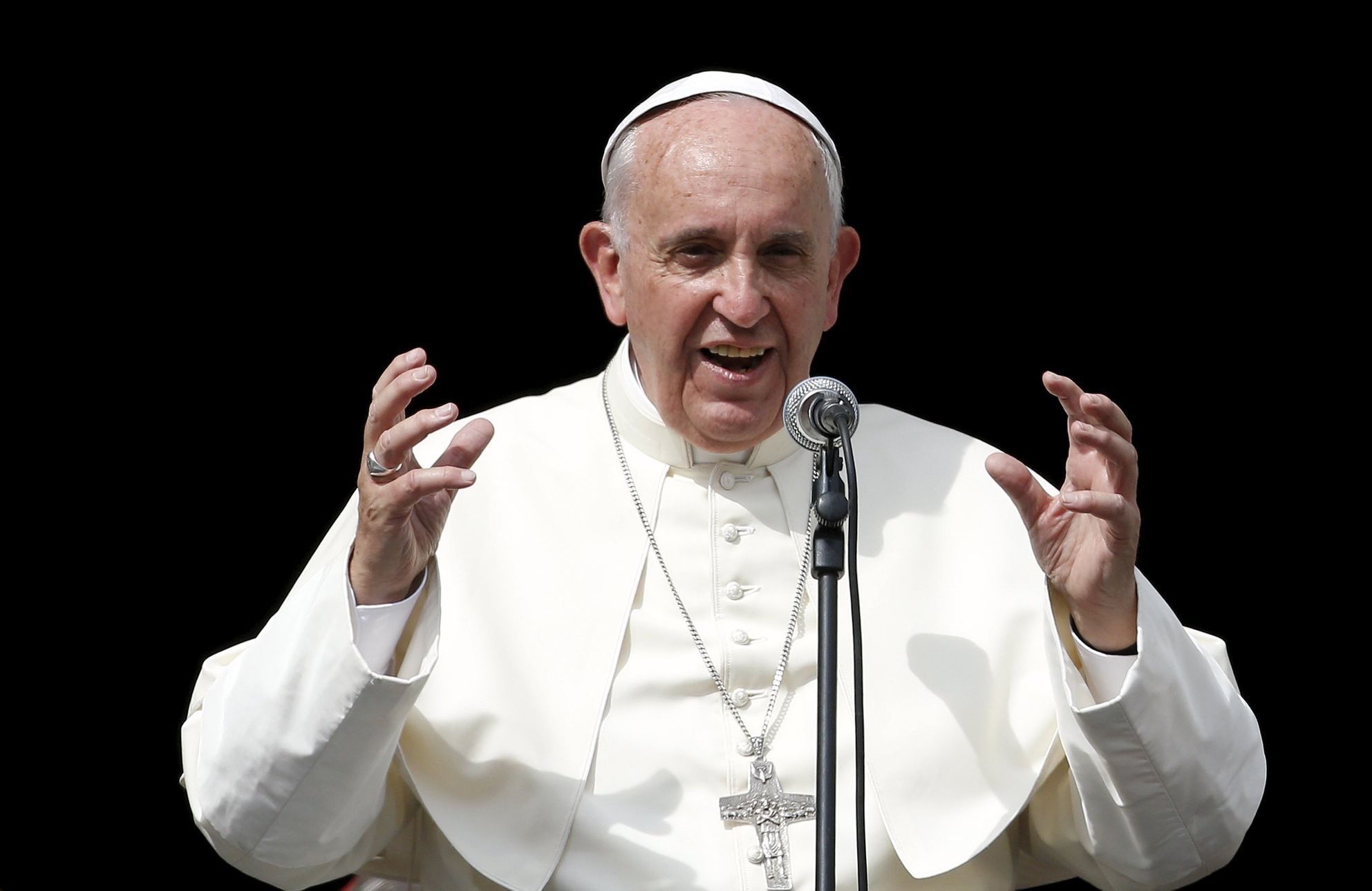 Papež František při návštěvě Turína