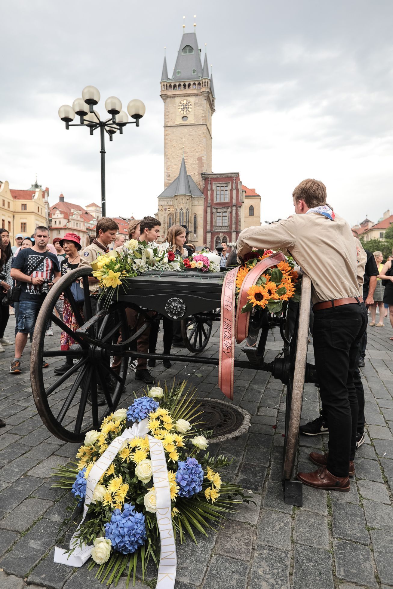 Pohřeb spisovatel Jiří Stránský