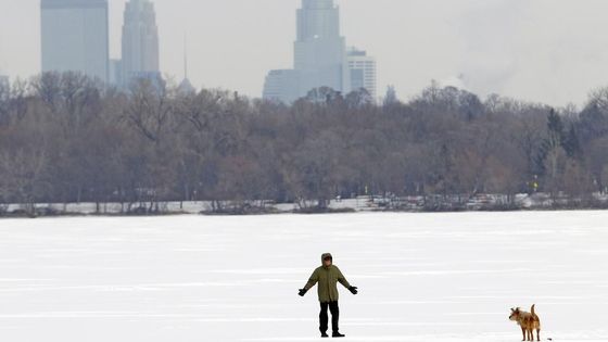 Foto: Třeskuté mrazy v USA