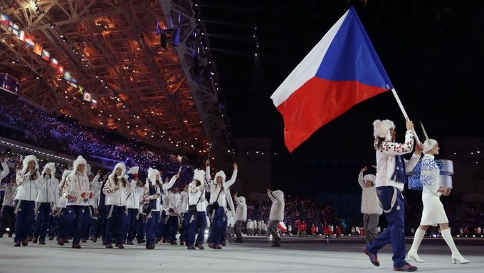 Prohlédněte si fotografie ze slavnostního zahájení olympiády v Soči.