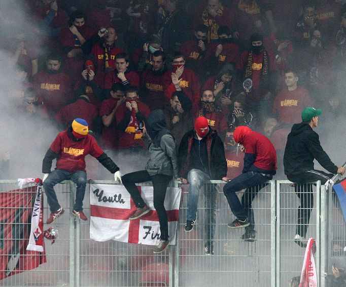 Derby Slavia - Sparta: fanoušci