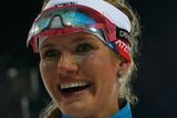 Gabriela Soukalová je po pondělním závodě s hromadným startem první českou ženskou olympijskou medailistkou v biatlonu.