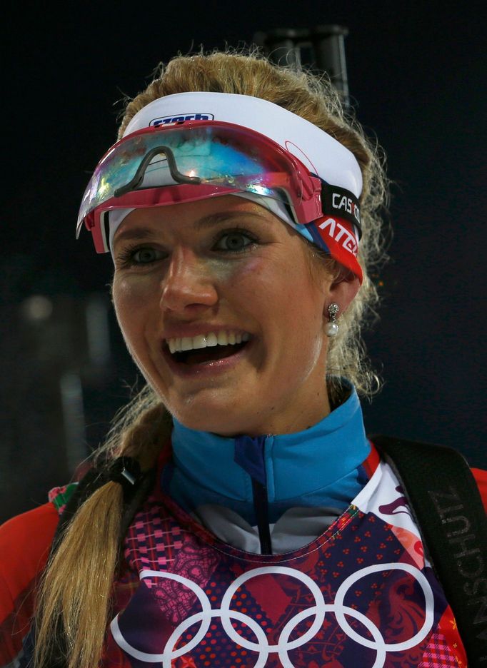 Soči 2014, biatlon hromadný start Ž: Gabriela Soukalová