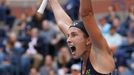 Anastasija Sevastová na US Open 2017