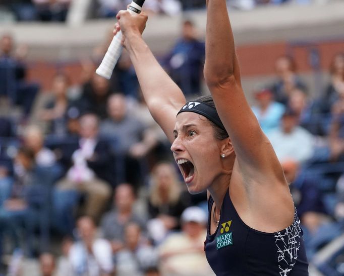 Anastasija Sevastová na US Open 2017