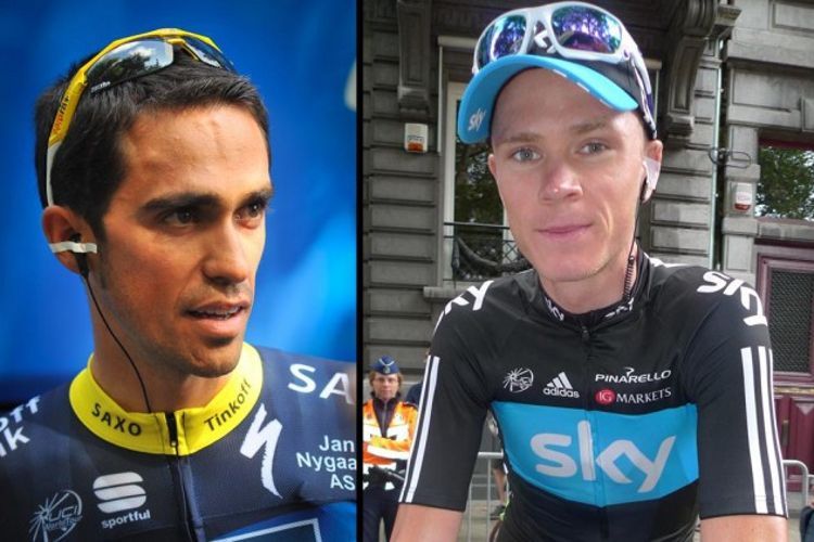 Alberto Contador vs. Chris Froome