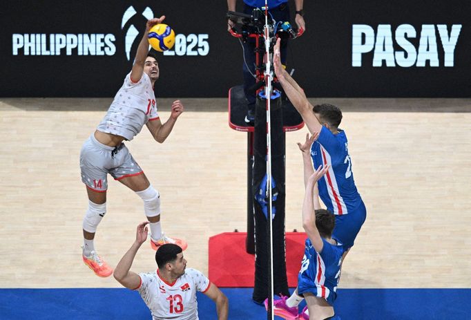 Čeští volejbalisté po výhře nad Tuniskem postupují do čtvrtfinále MS