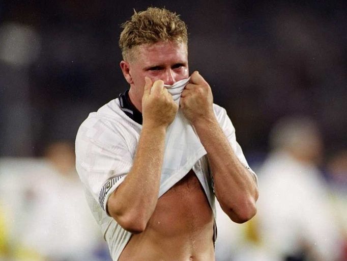 MS 1990: plačící Paul Gascoigne