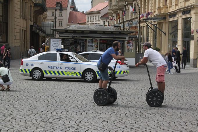 Vozítka segway v Praze