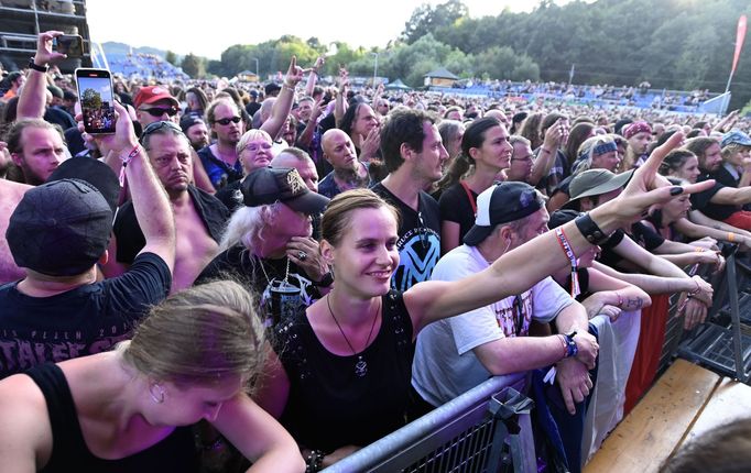 Snímek z festivalu Masters of Rock.