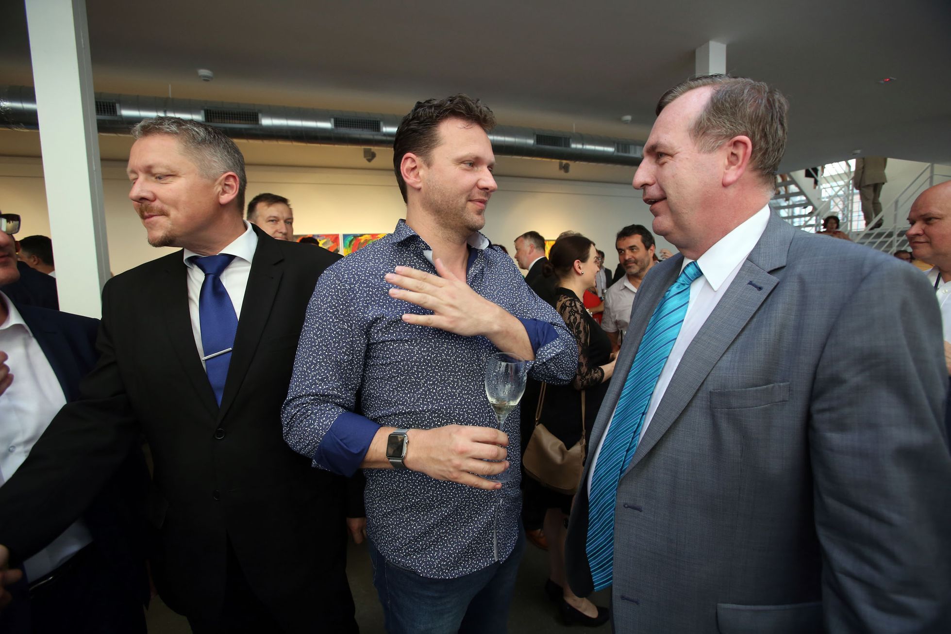 Vernisáž obrazů Jaroslava Faltýnka