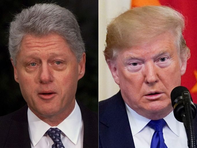 Bill Clinton a Donald Trump