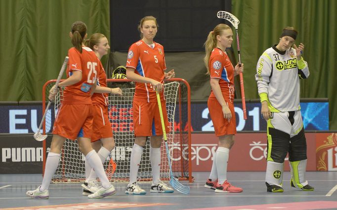 Fotografie z dubnové Euro Floorball Tour v Olomouci v zápase proti Švédsku