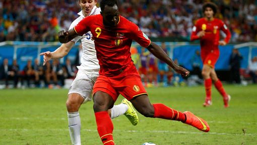 MS 2014, USA-Belgie: Romelu Lukaku dává gól