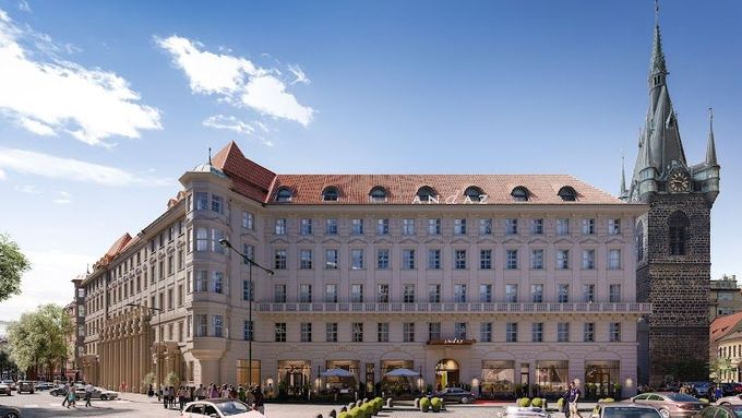 Z bývalé banky v centru Prahy je hotel. Spali tu i Rammstein, apartmá stojí 55 tisíc