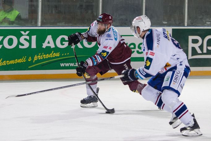 Open Air, 34. kolo Tipsport extraligy: Kometa Brno - HC Sparta Praha (Adam Polášek a Petr Ton)