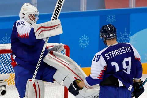 ZOH 2018, Rusko-Slovensko: slovenská radost - Branislav Konrád a Tomáš Starosta
